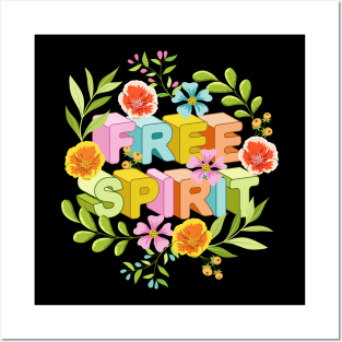 Free Spirit / Floral Art Posters and Art